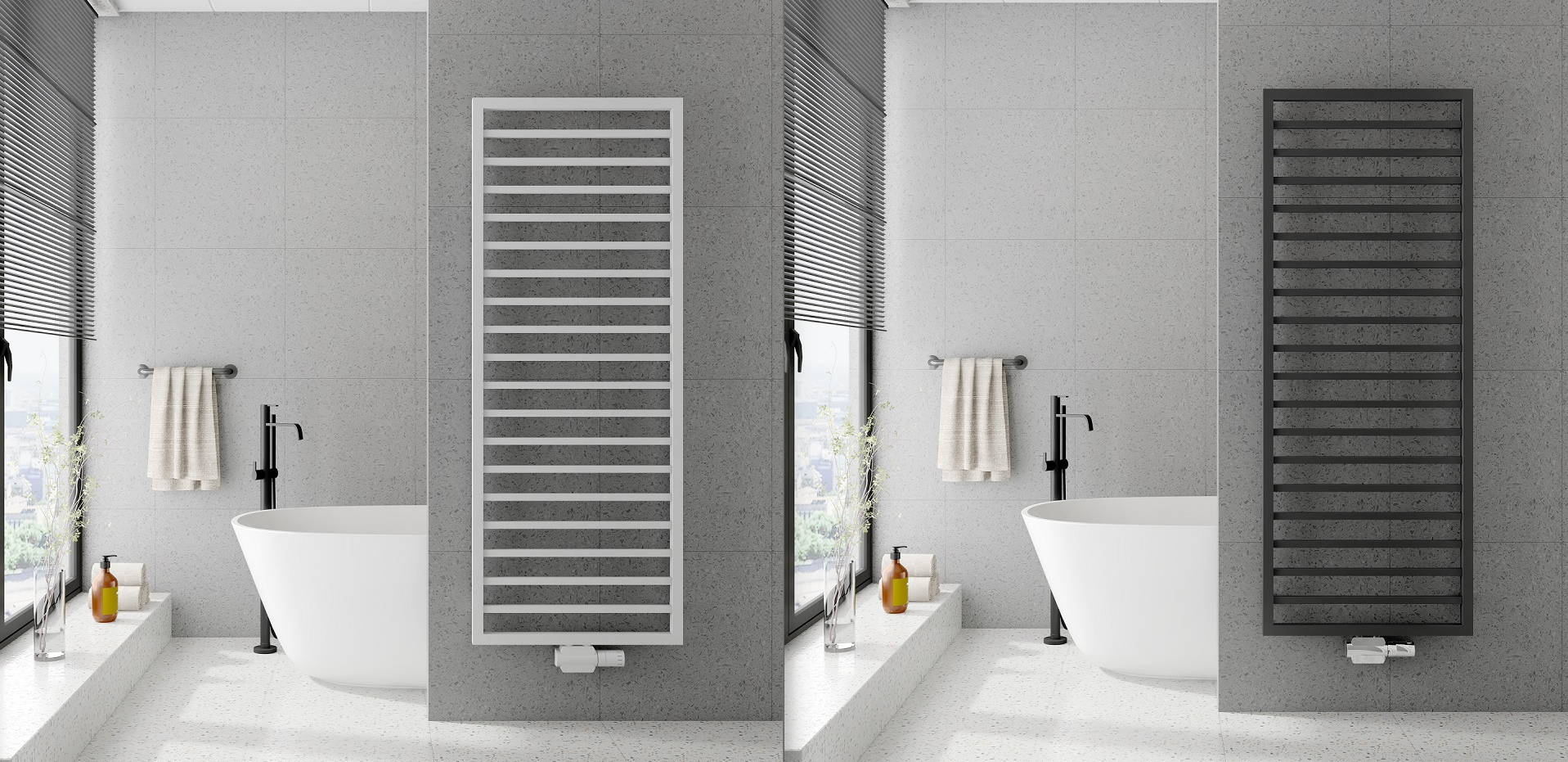 Designheizkörper ATHENA Anthrazit oder Weiß | ab 199,90€