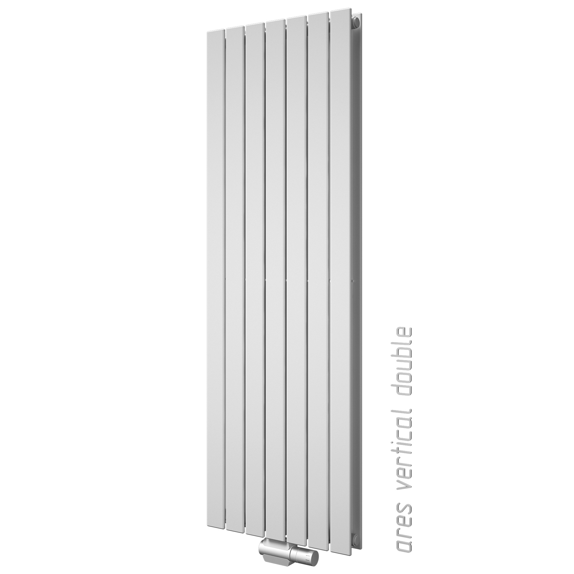 Paneelheizkörper ARES vertical in Weiß oder Anthrazit, einlagig oder doppellagig | ab 125,90€