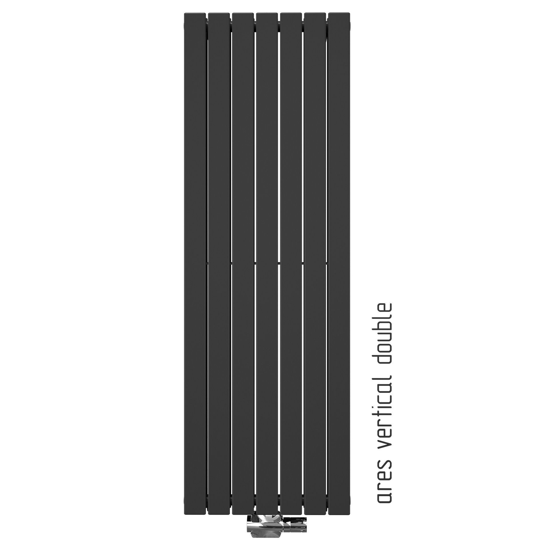 Paneelheizkörper ARES vertical in Weiß oder Anthrazit, einlagig oder doppellagig | ab 125,90€