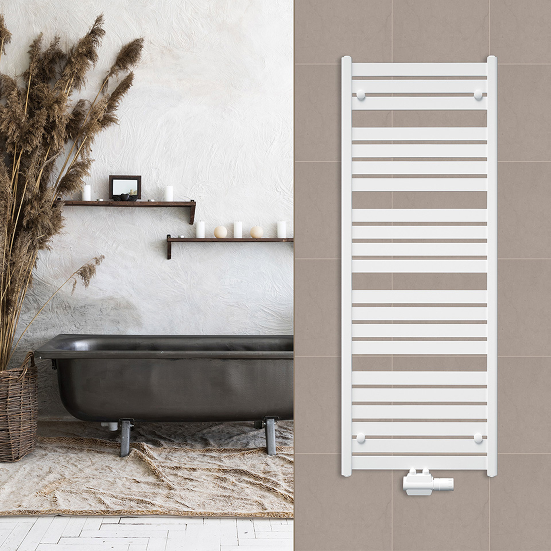 Designheizkörper SINISTRA Weiß oder Anthrazit | ab 141,90€