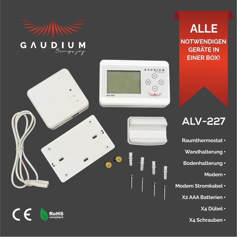 Raumthermostat Gaudium 127 / 227 | ab 74,90€