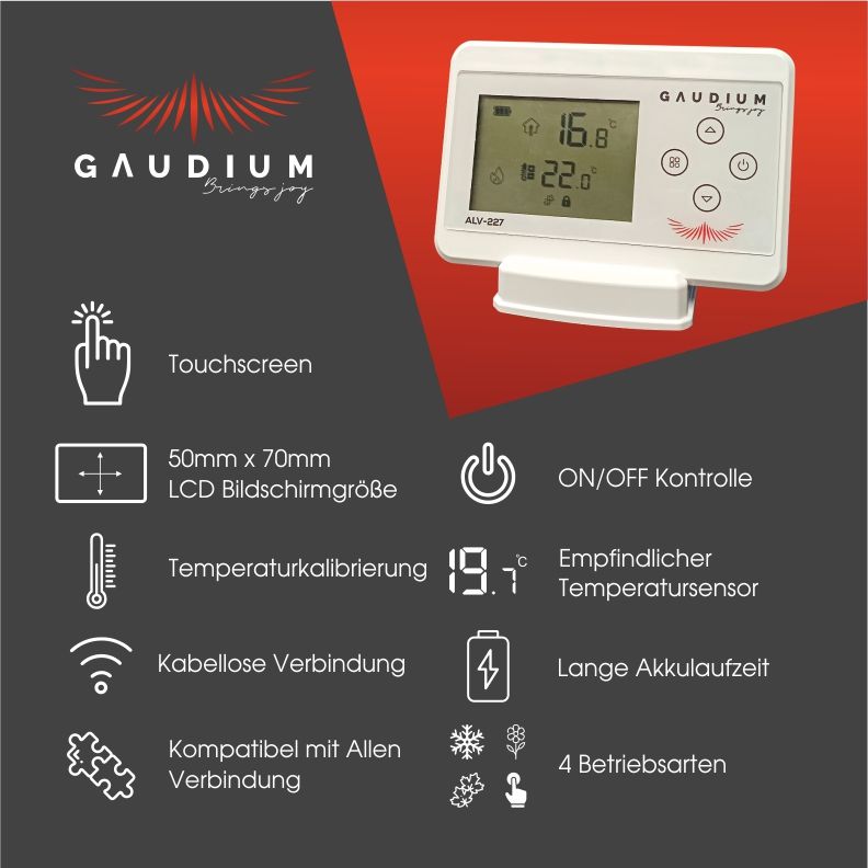 Raumthermostat Gaudium 127 / 227 | ab 74,90€