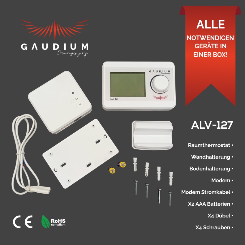 Raumthermostat Gaudium 127 / 227 | ab 74,90€