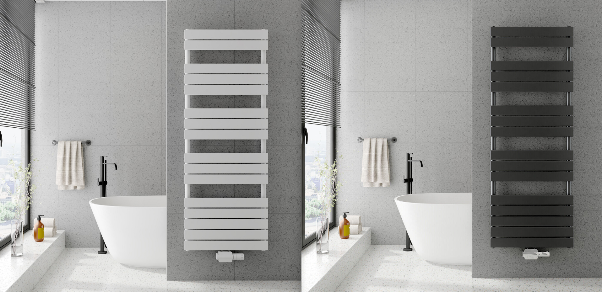 Designheizkörper NAVI Weiß oder Anthrazit | ab 134,90€