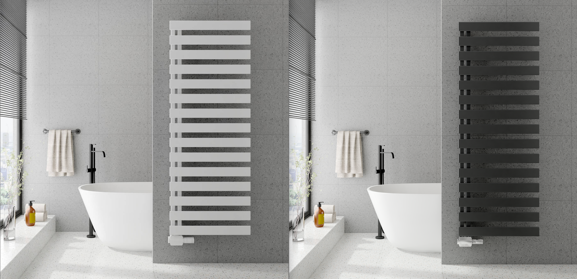 Designheizkörper NAVI PREMIUM Weiß oder Anthrazit | ab 210,90€