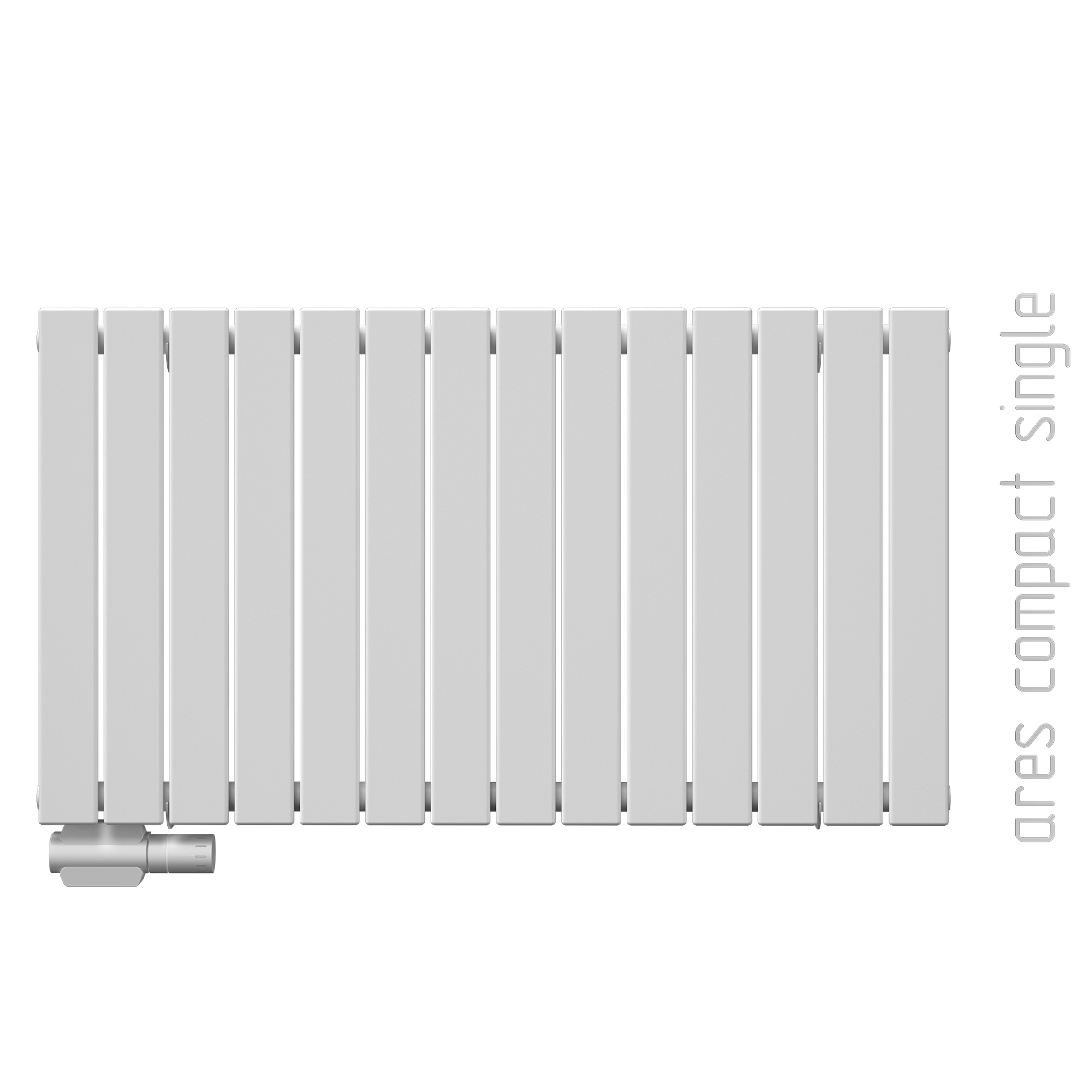 Paneelheizkörper COMPACT ARES in Weiß oder Anthrazit, einlagig oder doppellagig | ab 151,90€