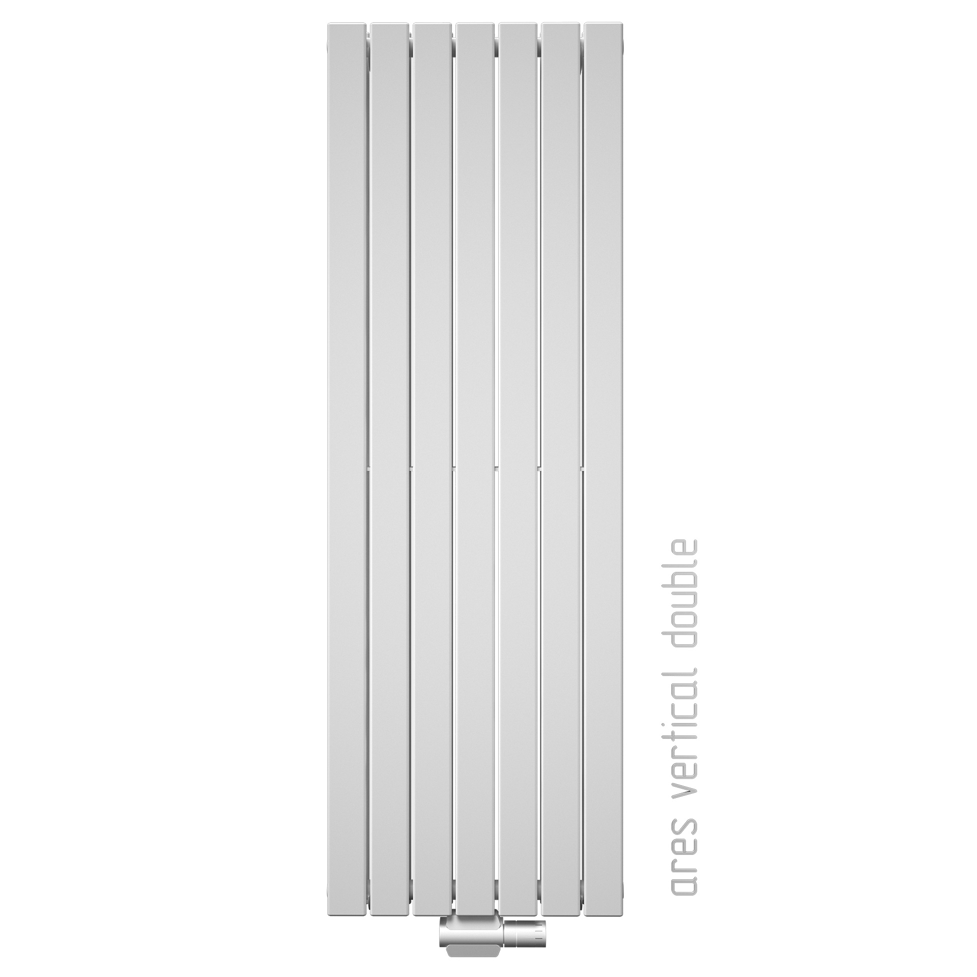 Paneelheizkörper ARES vertical in Weiß oder Anthrazit, einlagig oder doppellagig | ab 125,90€