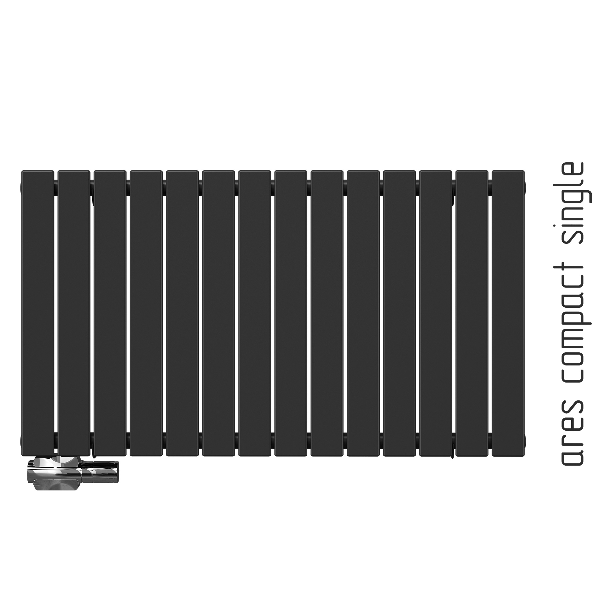 Paneelheizkörper COMPACT ARES in Weiß oder Anthrazit, einlagig oder doppellagig | ab 151,90€